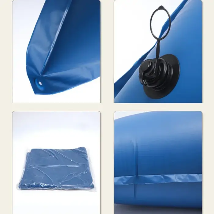 Oreiller de piscine gonflable en PVC pour flirter et prévenir l'accumulation des feuilles et des débris sur les