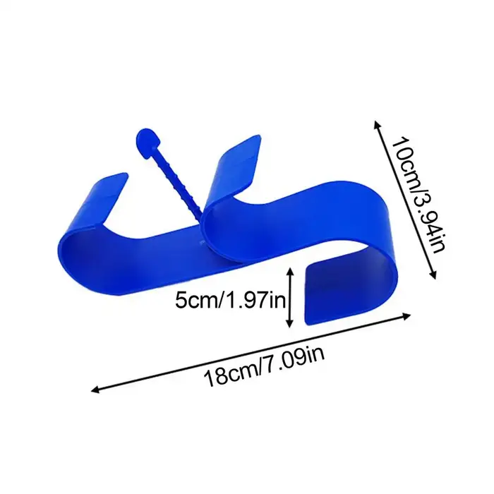 Support de filet d'écumoire de feuilles de piscine au bord de la piscine, accessoires de piscine au 