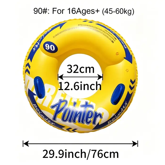 Bouée gonflable double pour la natation, jouets de plage, flotteurs de piscine pour adultes, tube de