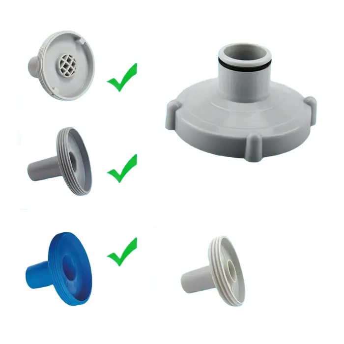Adaptateur de tuyau de piscine en PVC
