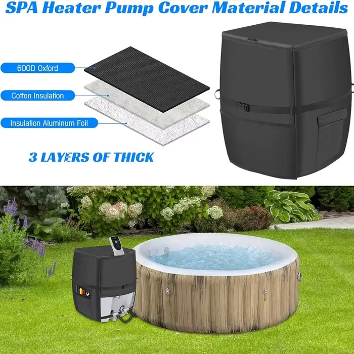 Couvercle de pompe de chauffage de spa de jacuzziCouvercle