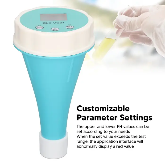 Moniteur de piscine Bluetooth PH CL EC TDS ORP température 6 en 1