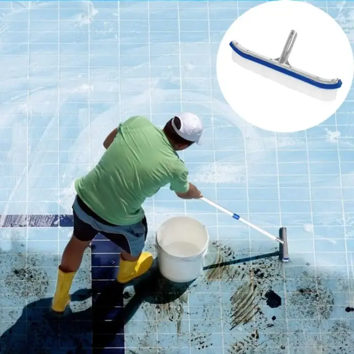 Brosse de nettoyage de piscine de 18 pouces