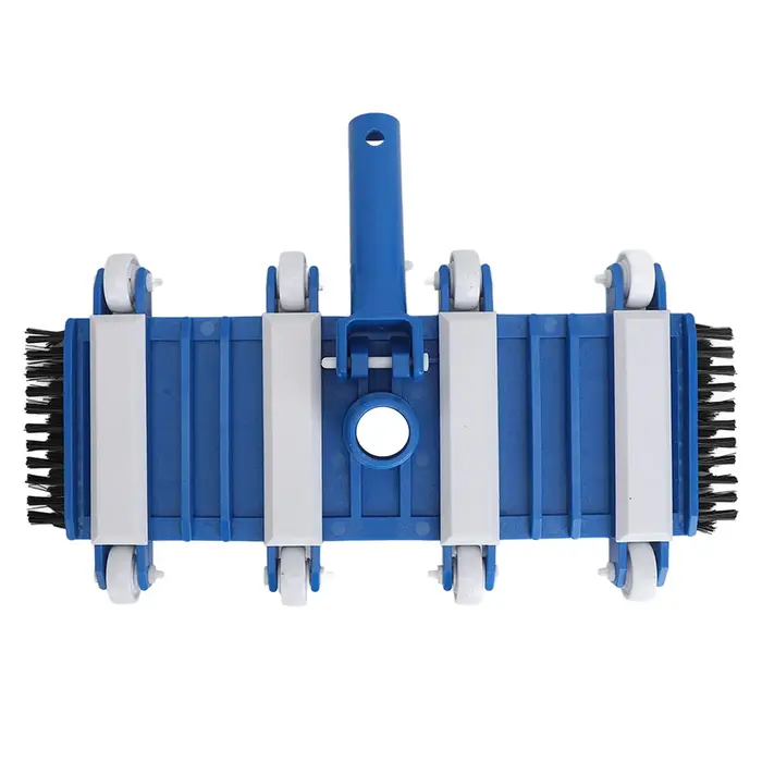 Tête d'aspirateur de piscine en PVC avec brosse