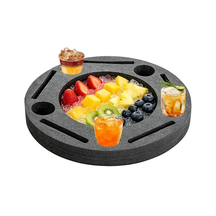 Support flottant pour boissons de piscine