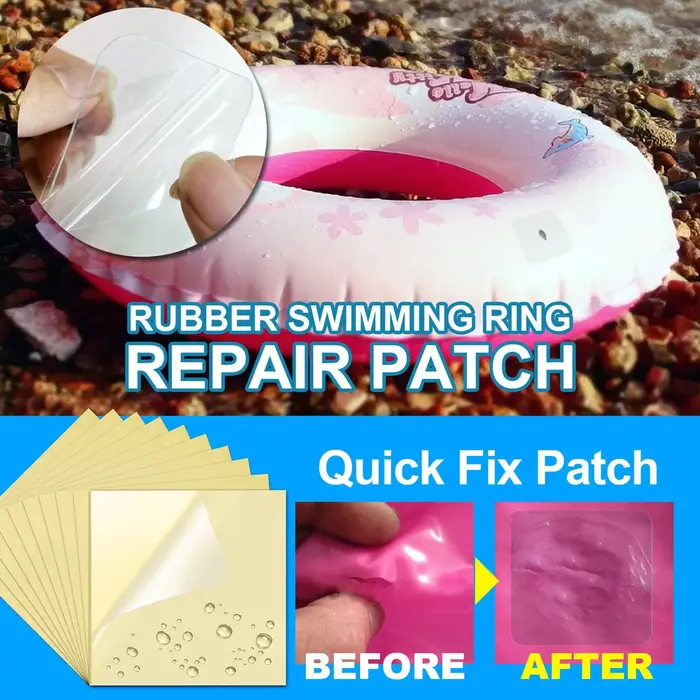 Patch de réparation de piscine gonflable auto-adhésif en PVC