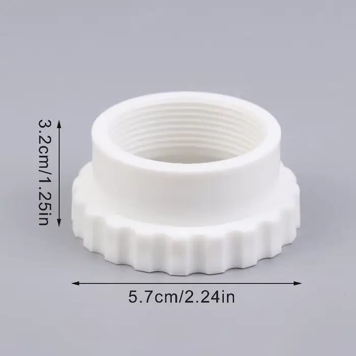 Adaptateur de tuyau en plastique pour fontaine d'eau de piscine hors sol