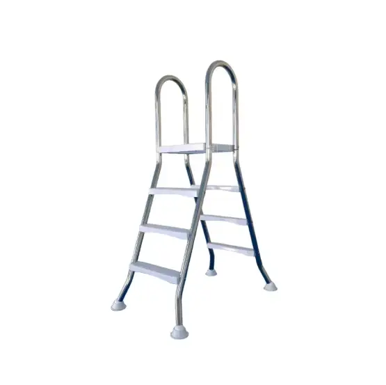 Échelle de piscine double corps en acier inoxydable, escalator, surface de main courante antidérapan