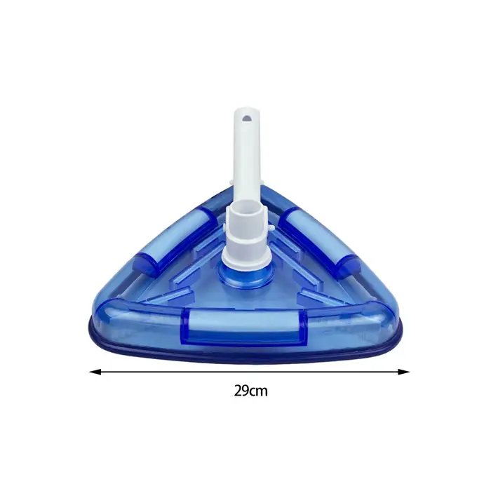 Tête d'aspirateur triangulaire transparente pour piscine SPA