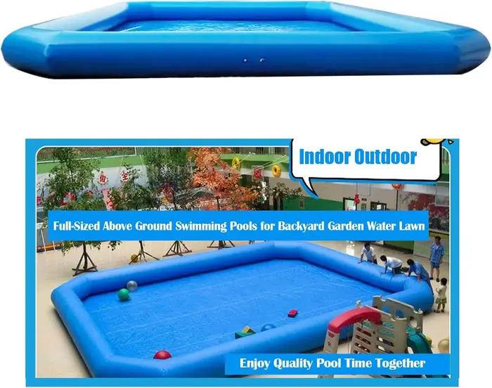Piscine gonflable portable commerciale d'extérieur