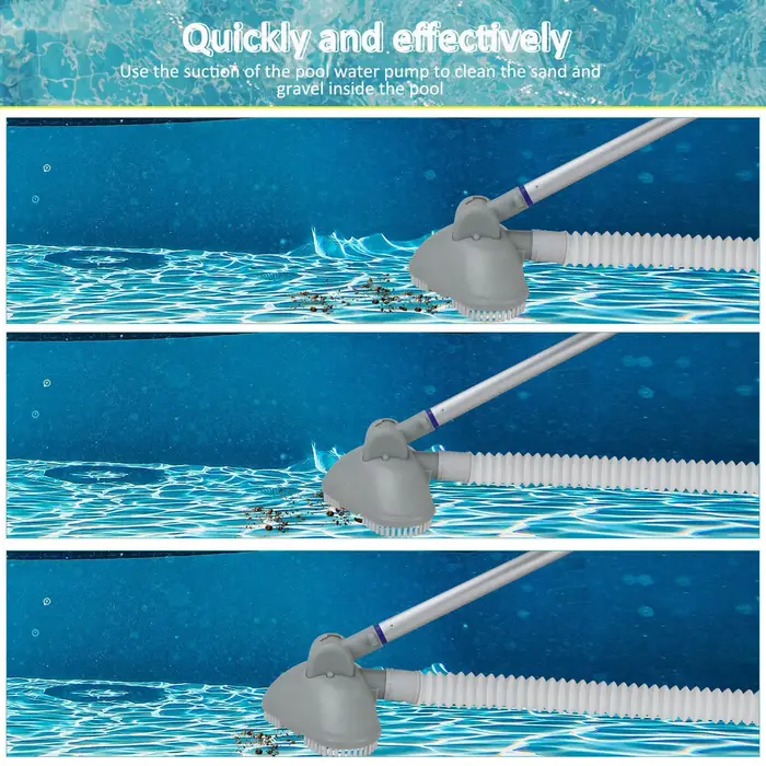 Nettoyeur de piscine portable multifonctionnel pour la poussière et les débris