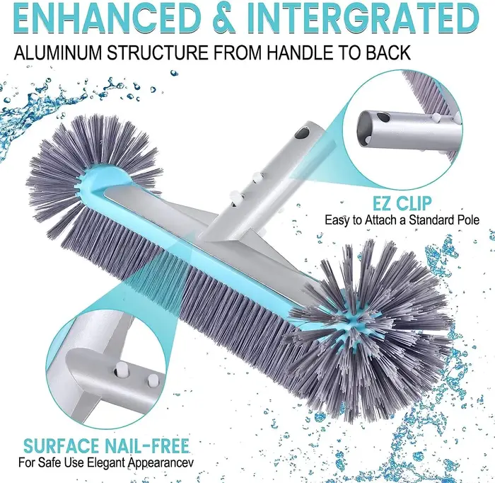 Brosses de nettoyage pour piscine de 17