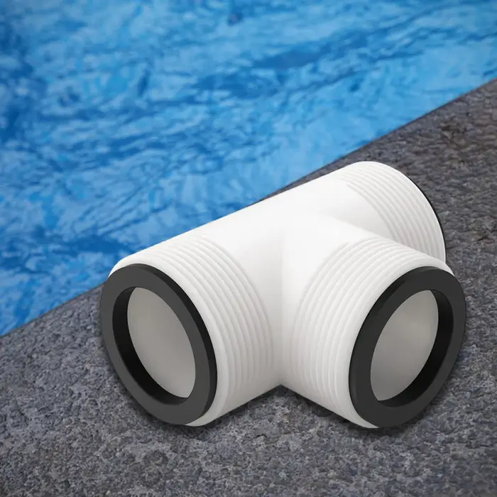 Raccord en T pour tuyau de piscine