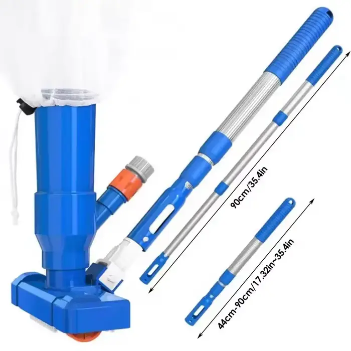 Aspirateur de piscine subaquatique portable 40 pouces avec brosse