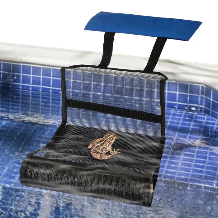 Rampe de sauvetage pour animaux de piscine en tissu Oxford, filet de sauvetage flottant pour animaux