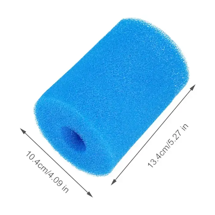 Mousse filtrante réutilisable pour piscine