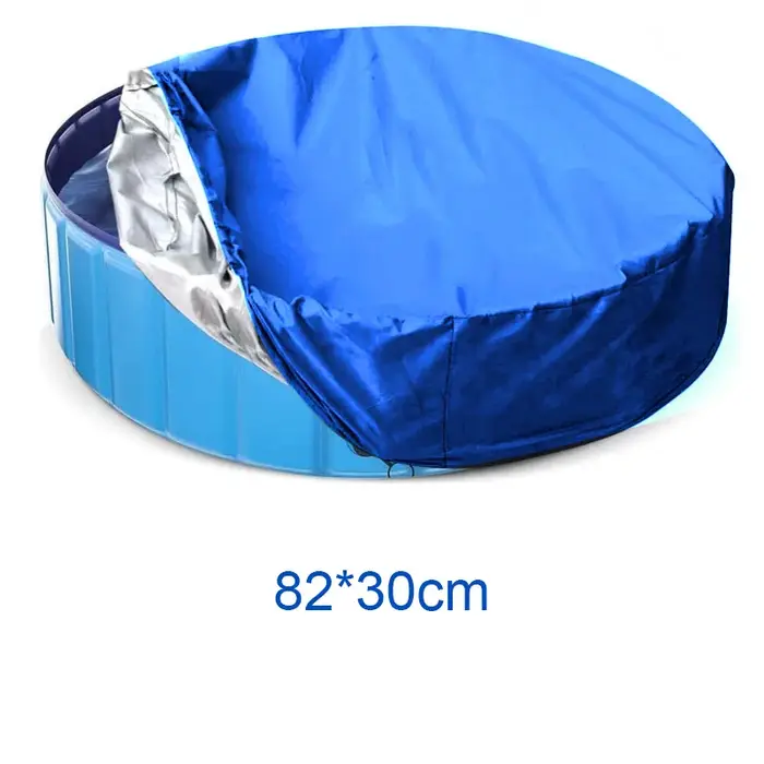 Couverture de piscine ronde pour cour extérieure, fabriquée en tissu Oxford pour protéger contre la 