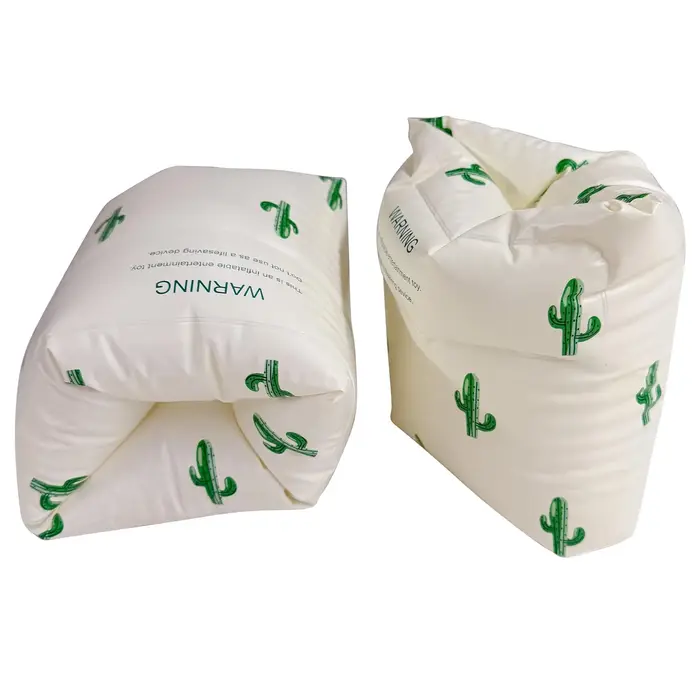 2 brassards de natation gonflables à double chambre à air, flotteurs de piscine en PVC imprimé, pour