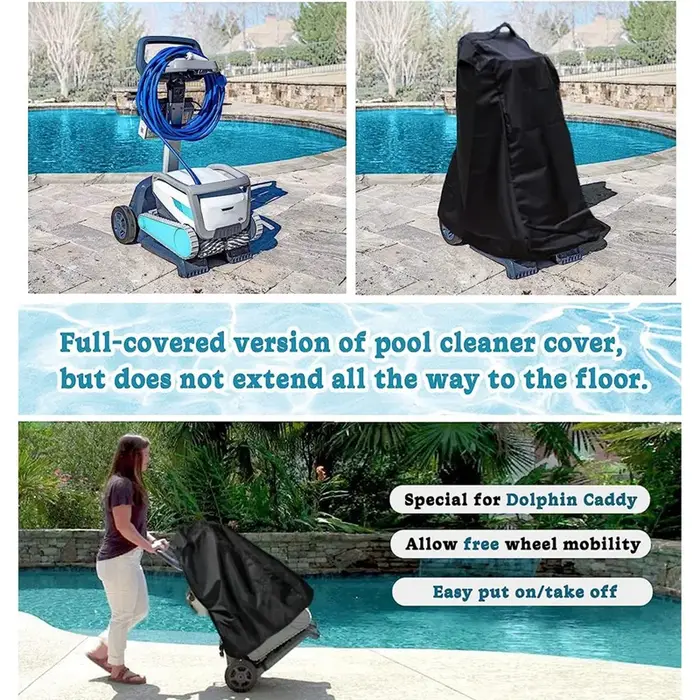 -FDDT 9991794-R1 couvercle de caddie pour nettoyeur de piscine Dolphin, caddie classique universel,