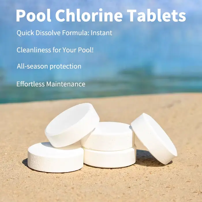 Tablette de chlore pour piscine