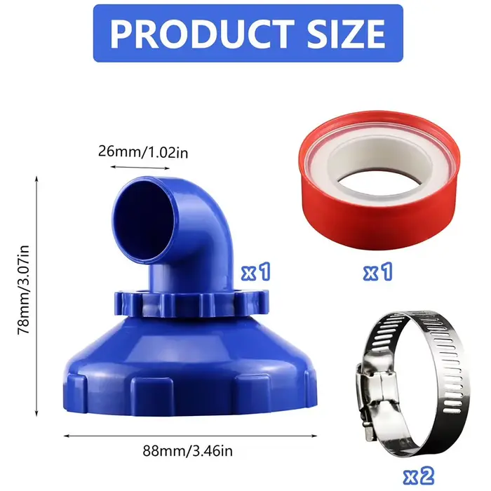 Buse de jet pour piscine 360 ° Buse de retour pivotante pour piscine