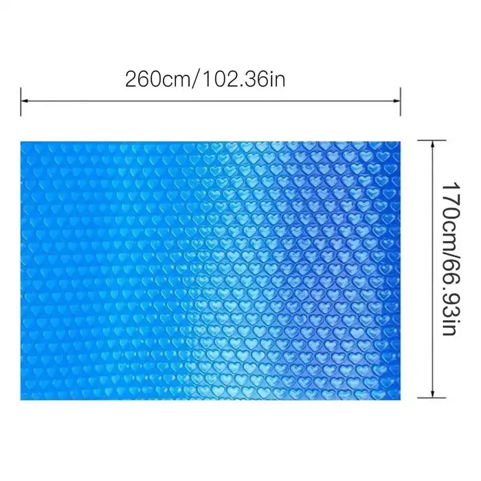 Couverture de piscine solaire bulle de piscine couverture solaire couverture de retenue de chaleur r