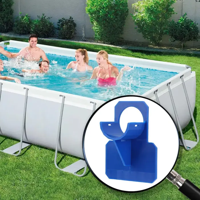 Support de fixation pour tuyau de piscine