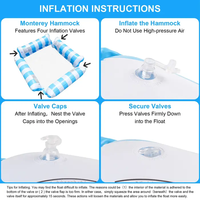1PC Matelas Flottant Gonflable pour Piscine