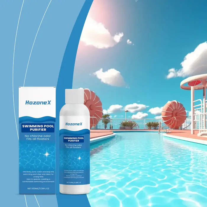 Clarifiant d'eau de piscine liquide sans odeur 100 ml