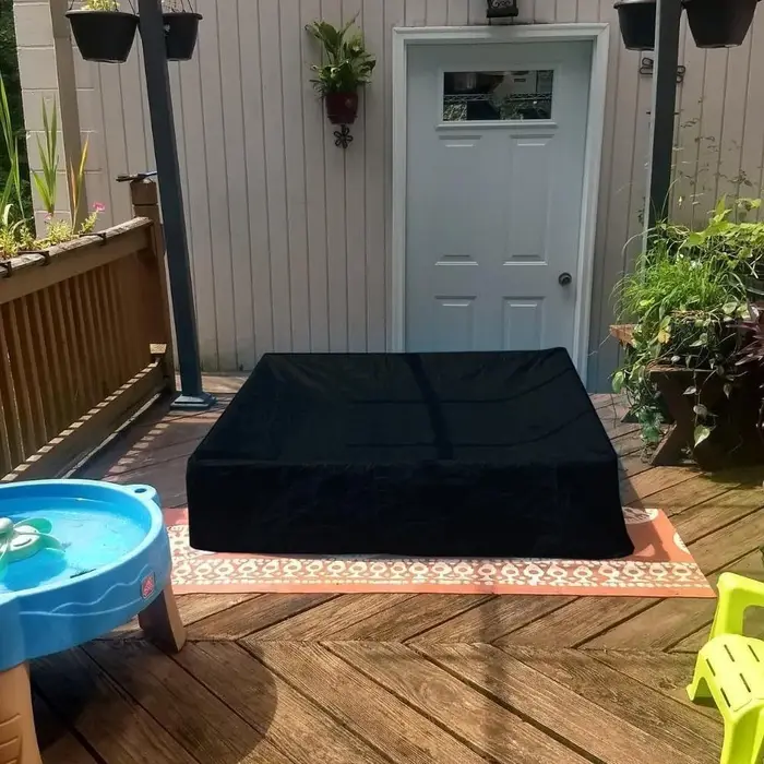 Bâche de piscine 210D Oxford robuste et résistante pour l'hiver, protection anti-poussière pour pisc