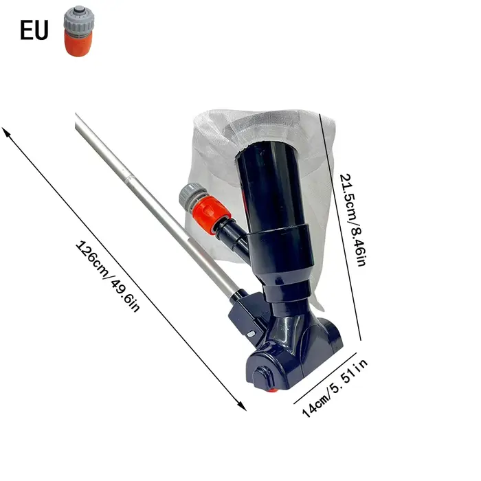 Ensemble d'aspirateur de piscine, filet de nettoyage des fonds de piscine, filtre de piscine, ensemb