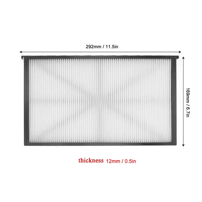 Cartouche filtrante pour nettoyeur de piscine robot, 2 pièces, charbon actif, panneau filtrant de re