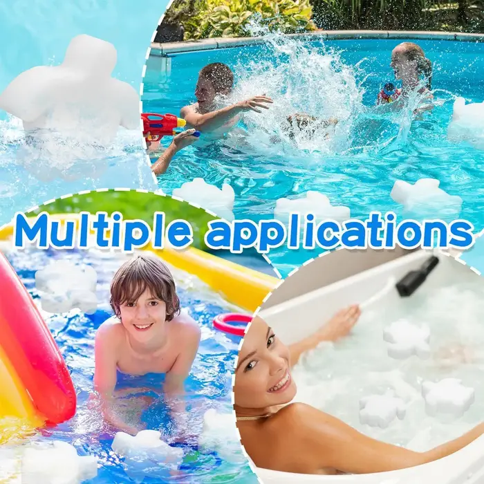 10 balles anti-salissures pour piscine
