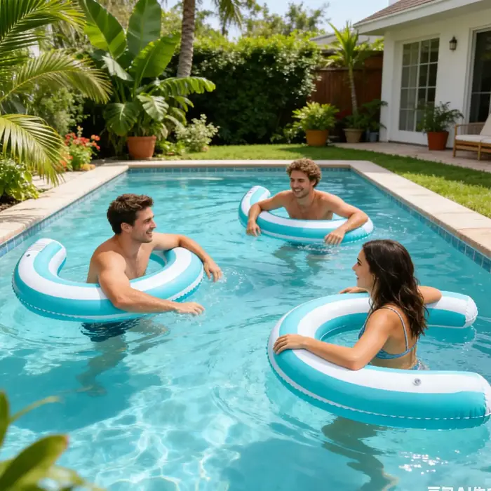 Bouées de piscine en PVC étanches en forme de U pour adultes