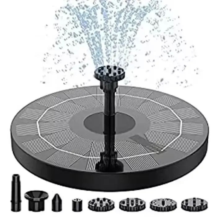 Mini Fontaine Solaire - Cascade Solaire pour Piscine/Étang
