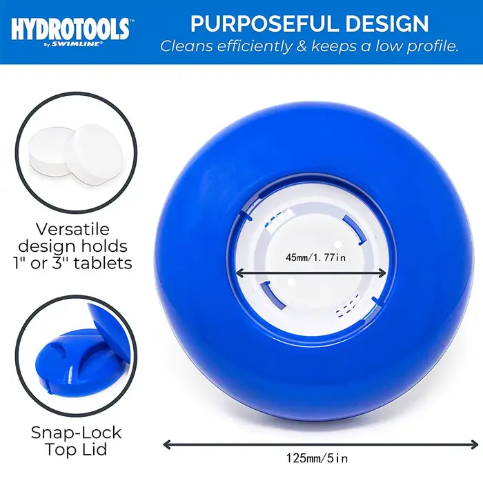 Distributeur de chlore flottant pour piscine
