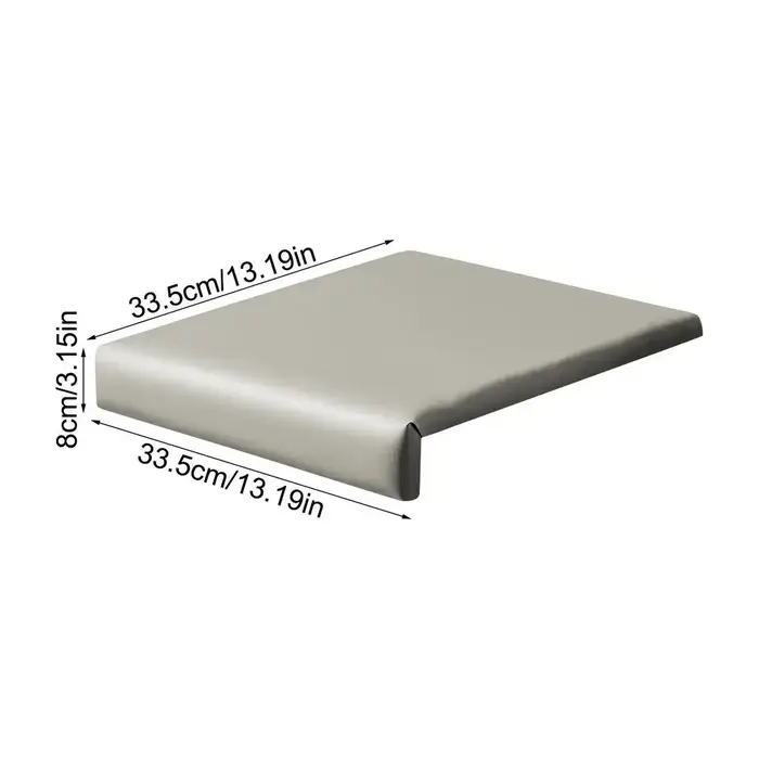 Coussin de siège pour bord de piscine antidérapant en forme de L, chaise antidérapante pour bord de 