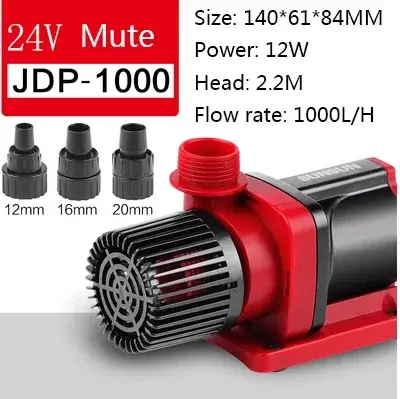 SUNSUN onduleur pompe à eau de circulation JDP-3500 6000 10000 18000 sécurité DC 24 V débit réglable