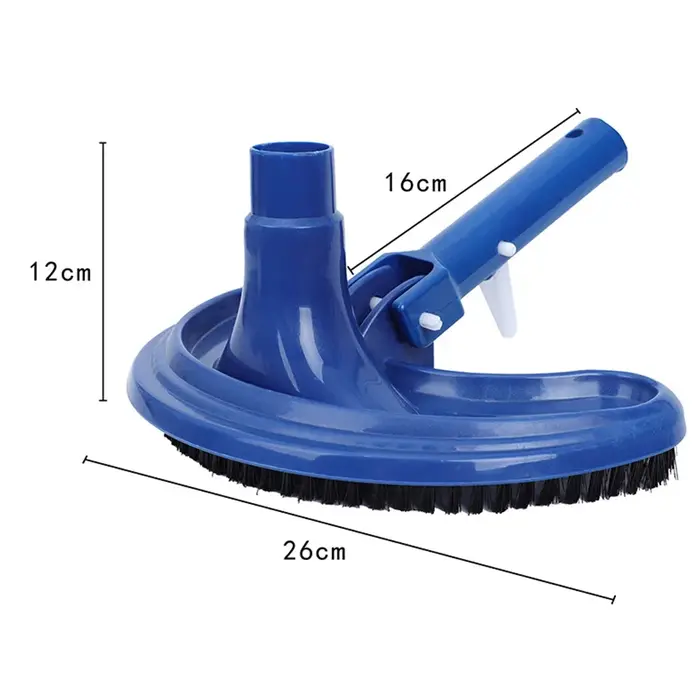 Kit de nettoyage de bassin portable professionnel avec brosse, poignée, tête d'aspiration désinfecta