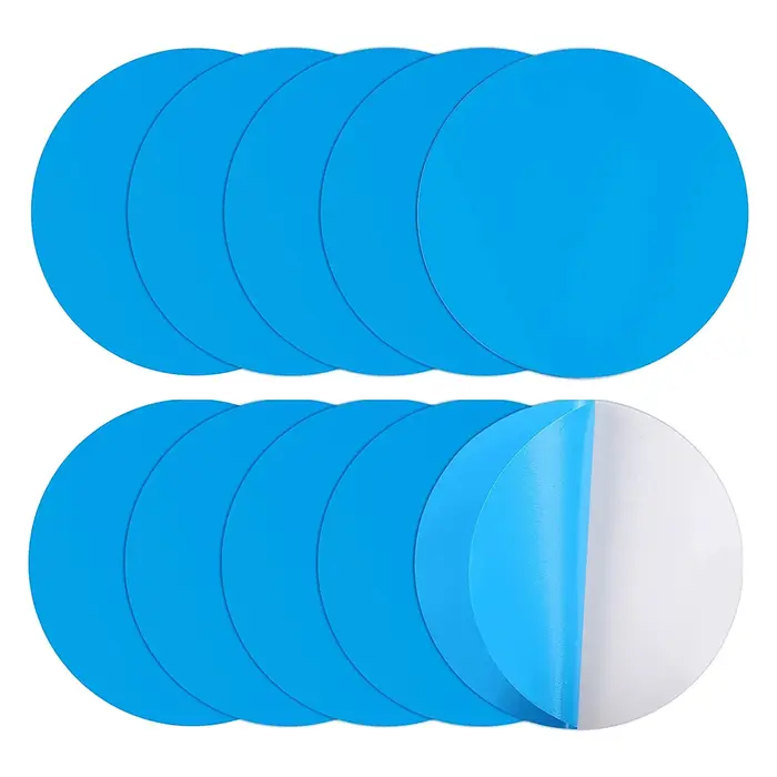 Patchs de réparation auto-adhésifs pour piscines, kit de réparation de piscine en PVC, kit de répara