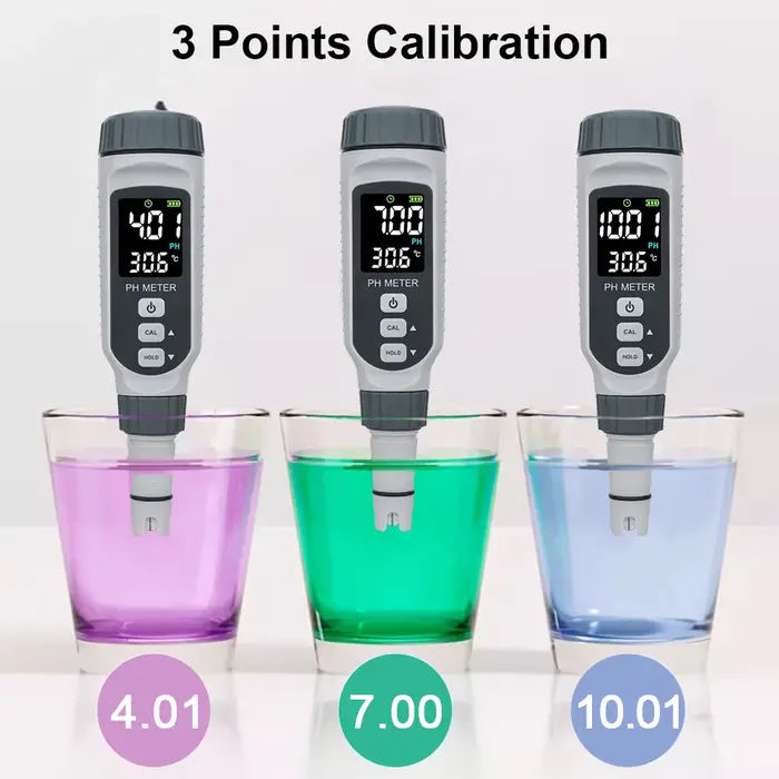 PH mètre stylo Type moniteur de qualité de l'eau acidomètre pour Aquarium piscine testeur d'acidité compteur d'acido acidimètre Rechargeable