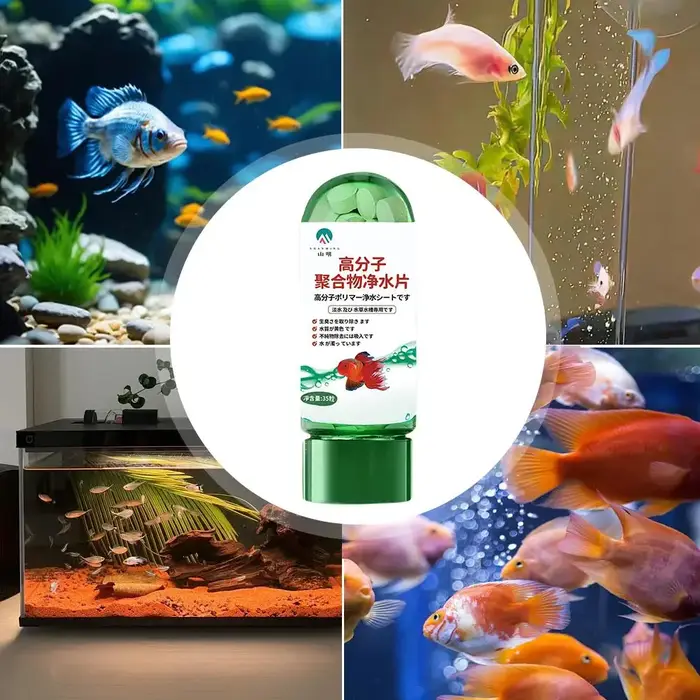Feuille de Purification d'eau pour aquarium en polymère