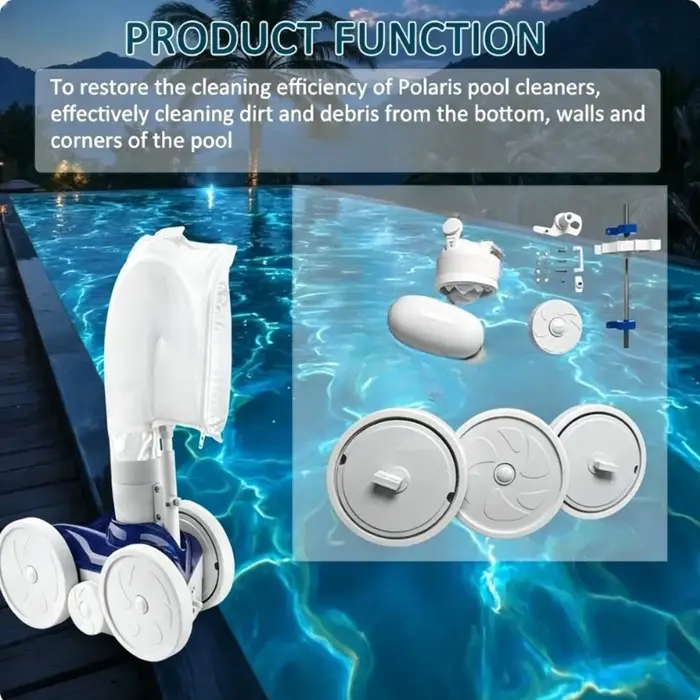 Kit de révision pour nettoyeur de piscine Polaris 180 280 avec petite roue d'entraînement C16