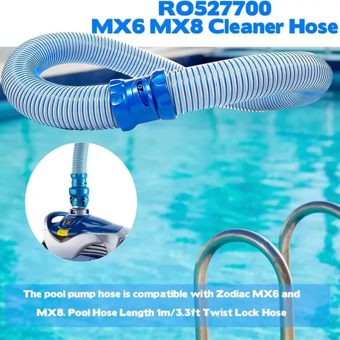 Tuyau de verrouillage par torsion pour aspirateur de piscine
