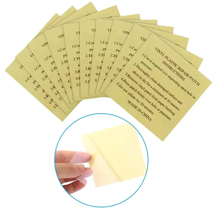 Lot de 10 patchs de réparation en PVC pour piscine