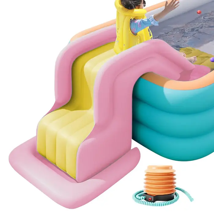 Toboggan aquatique gonflable compact 1 pièce