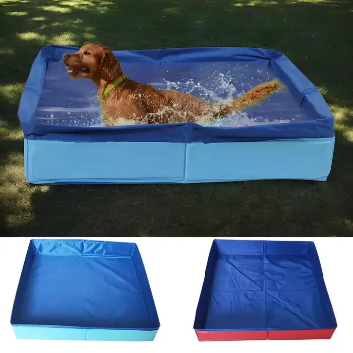 Piscine de bain pliable en PVC pour animaux de compagnie
