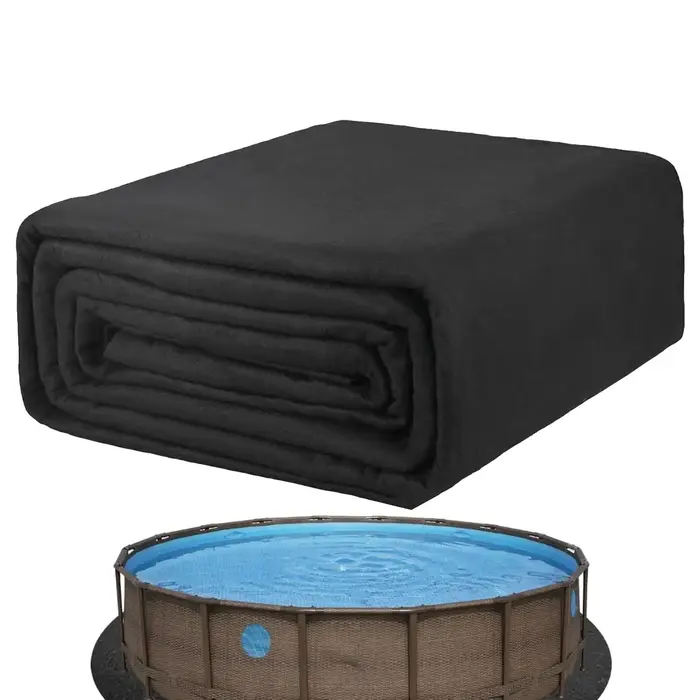 Tapis rond de protection pour piscine hors sol