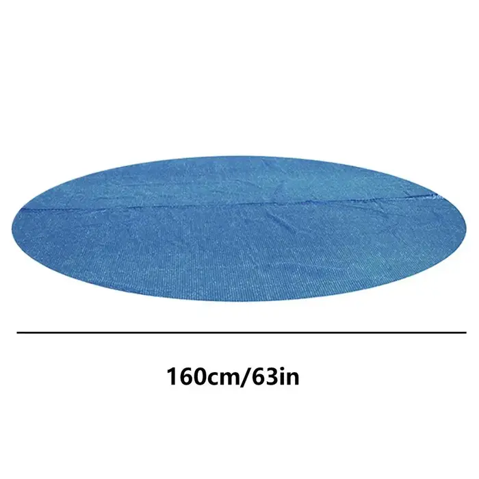 Protecteur de couverture de piscine rond, chauffage solaire, étanche, Film à bulles anti-poussière, 