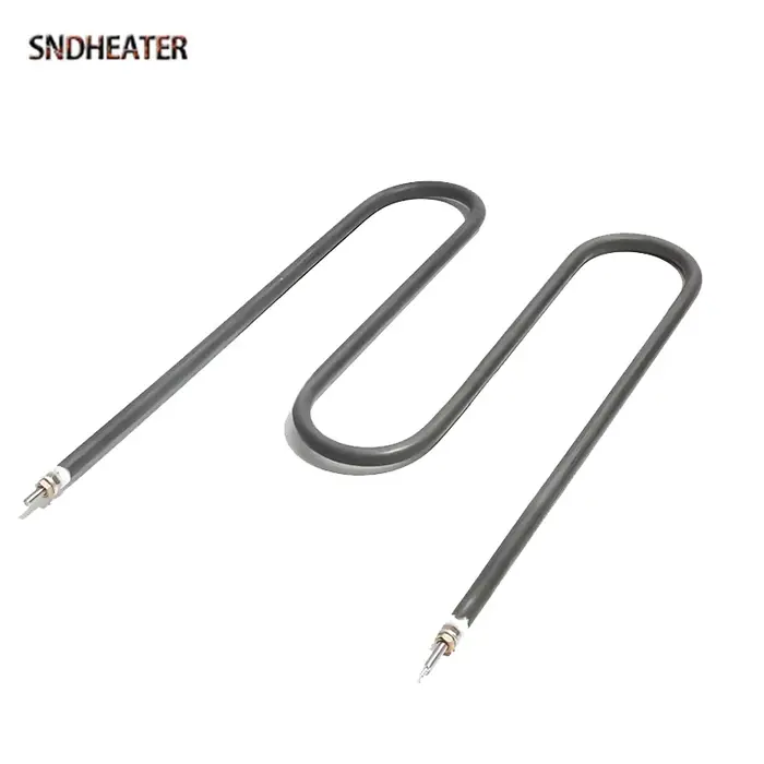 SNDHEATER 230V 1200W Élément chauffant électrique en forme de W/M 2U Vert en acier inoxydable 304